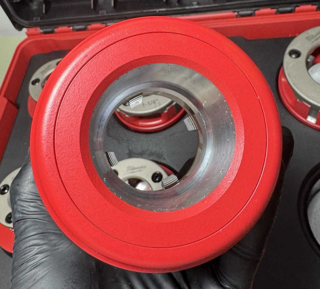 Milwaukee 48-36-1060 1/2"-2" High Speed NPT Forged Aluminum Die Head PACKOUT Kit #12