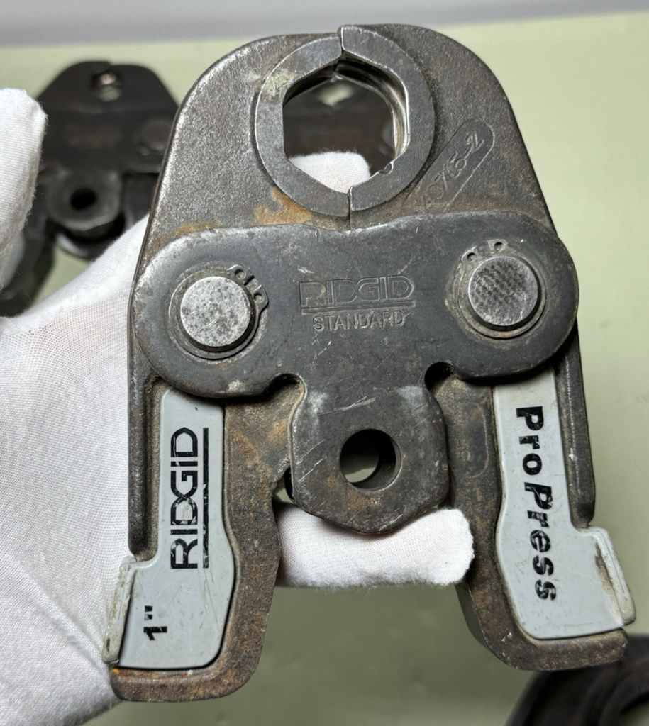 RIDGID RP 350 PRESS TOOL KIT W/ Batts&Charger  1/2" - 2" PROPRESS JAWS - Tested #12