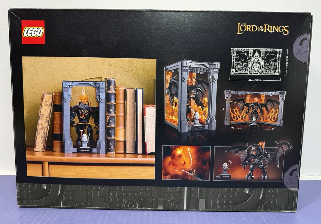 Genuine LEGO Icons The Lord of the Rings: Balrog Book Nook (10367) Brand New #1