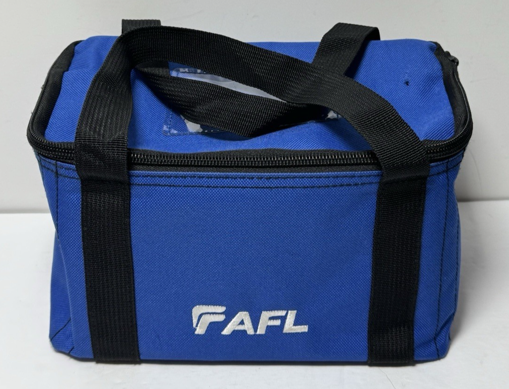 Tempo Communications OFL100-NA OTDR Fiber Tester + AFL VFI4+Cables & Bags-Lot #2