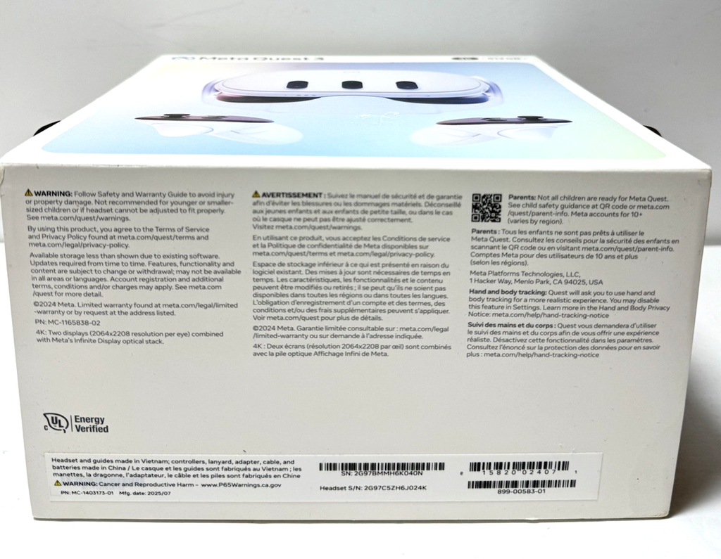 Meta Quest 3 512GB | VR Headset Thirty Percent Sharper Resolution -New Sealed #2