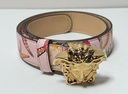 Versace Medusa Pink Belt 70/28 Tresor De La Mer DCDD442.D2VST w/box used