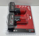Milwaukee M12 48-11-2412 12 Volt 3.0 AH XC Red Lithium Batteries 2 Pack-New price