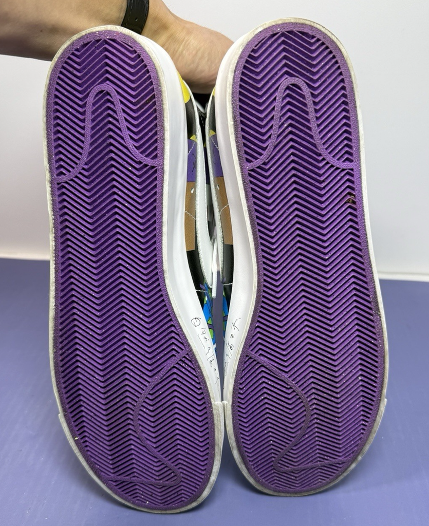 Ruohan Wang xNike Blazer ’77 Flyleather Mid Multicolor CZ3775-900 US MEN'S SZ 11 #5