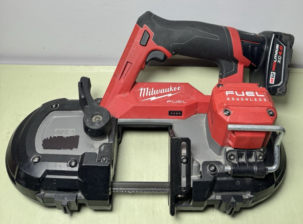 Milwaukee M12 FUEL Combo 2529-20 Band Saw 3453-20 Impact 2567-20 Ratchet w/batt #1