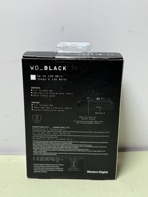 Western Digital Black P10 4TB,External,2.5 inch (WDBA3A0040BBKWESN) Hard Drive #1