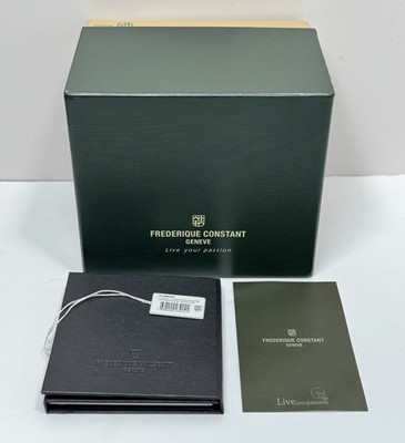 Frederique Constant Slimline Automatic FC-306S4S6 Mens Silver Dial Black Slim #10
