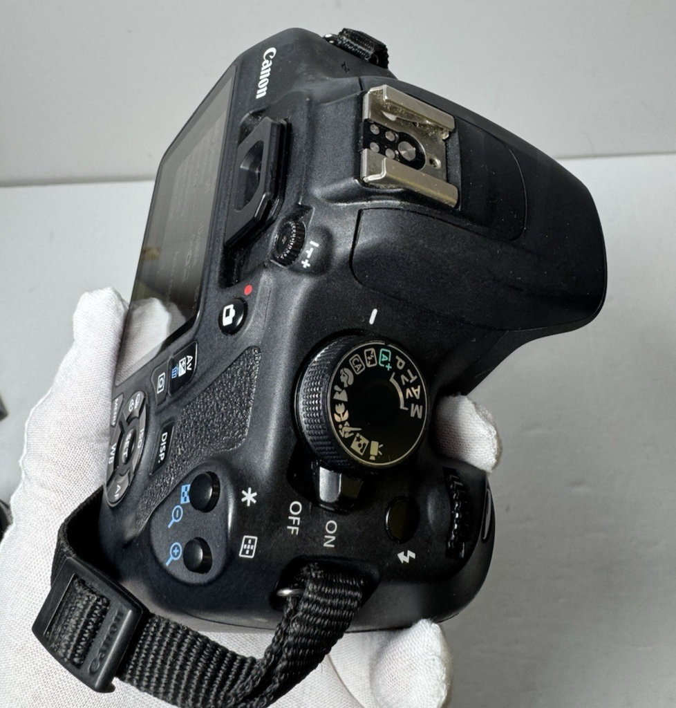 Canon EOS Rebel T5 DSLR Camera with 18-55mm, 75-300mm lens, batt-charger #9