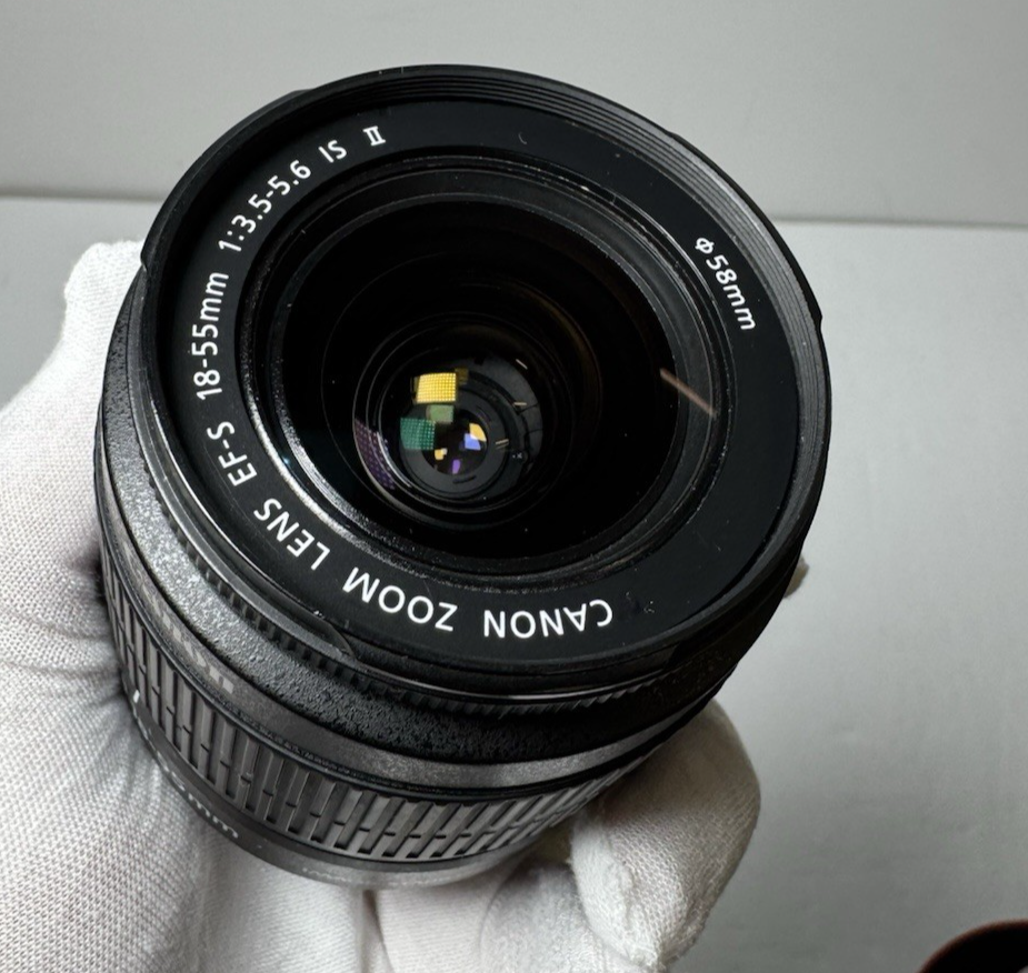 Canon EOS Rebel T5 DSLR Camera with 18-55mm, 75-300mm lens, batt-charger #12