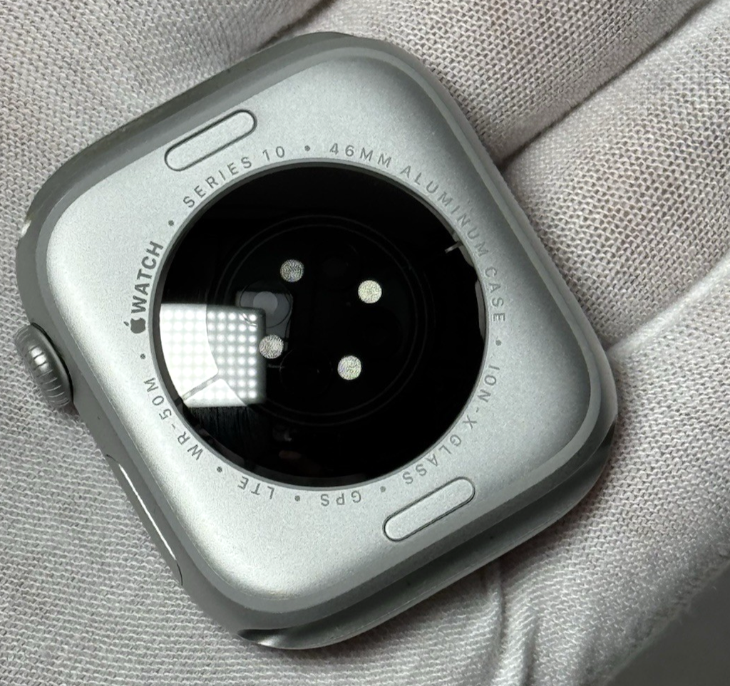 Apple Watch Series 10 46mm Silver A3003 GPS+Cell Unlocked *NO BAND READ* #4