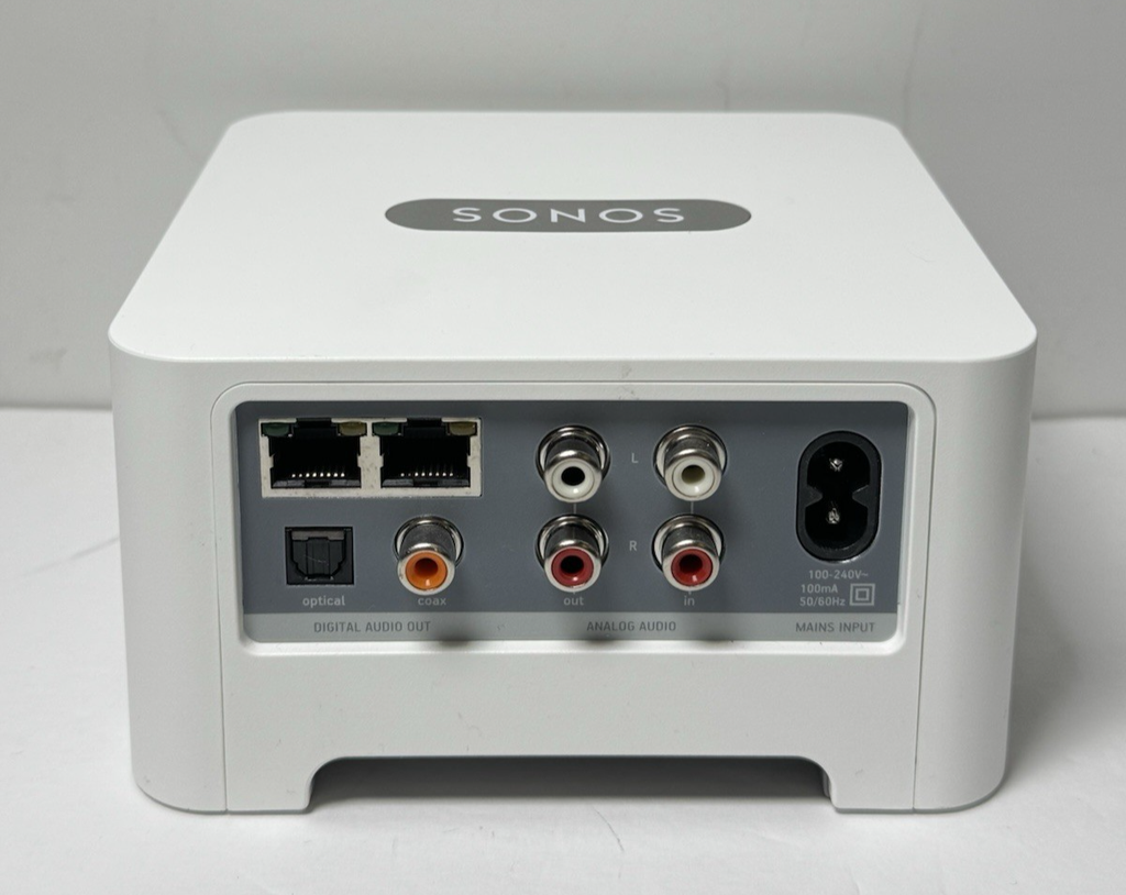 Sonos Connect 2nd Gen S2 Compatible Wireless Streamer-S15 w/ cables #1