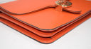Gucci Leather Interlocking G Medium Shoulder Bag in the color Sun Orange purchase