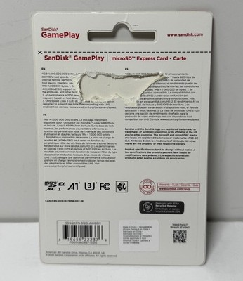 SanDisk MicroSD Express 512 GB GamePlay Memory Card-Brand New #1