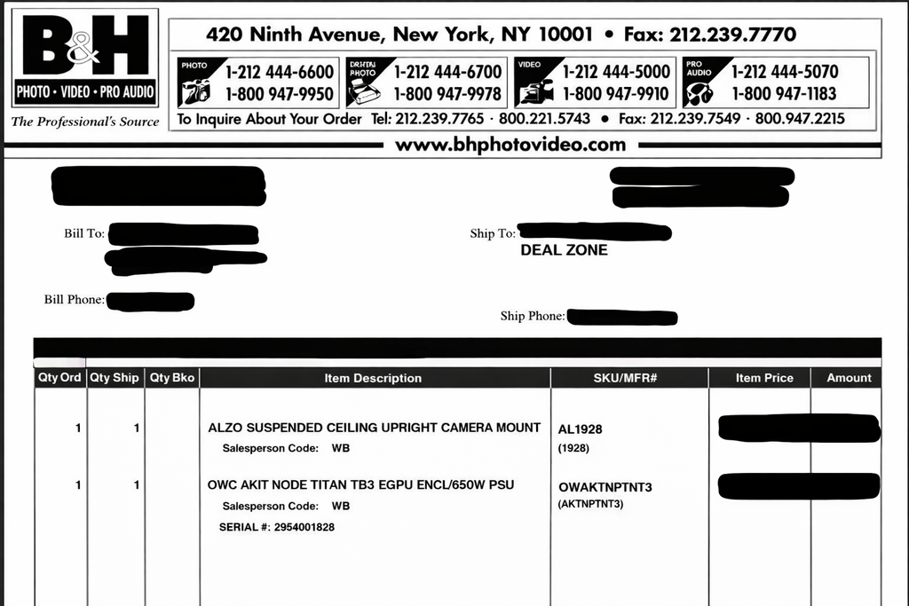 AKiTiO Node Titan Thunderbolt 3 eGPU Enclosure | 650W PSU | Cables Included #9