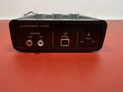 Behringer U-PHORIA UM2 USB Audio Interface Single Channel Recording #2