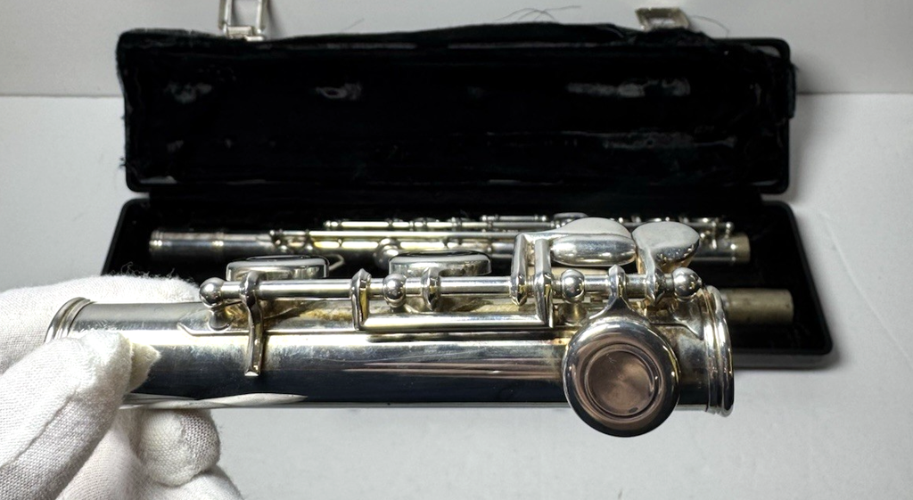 Emerson USA Student Flute Silver-Plated C Foot w/ Hard Case #2