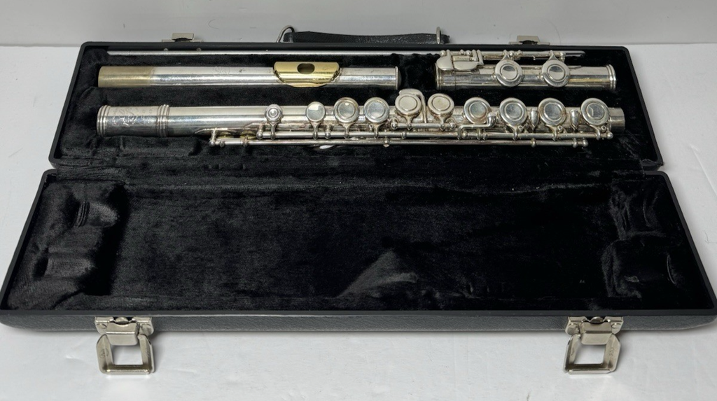 Gemeinhardt 12SP Student Flute Silver-Plated C Foot w/ Hard Case #1