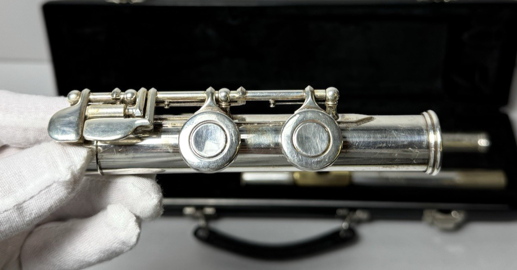 Gemeinhardt 12SP Student Flute Silver-Plated C Foot w/ Hard Case #3