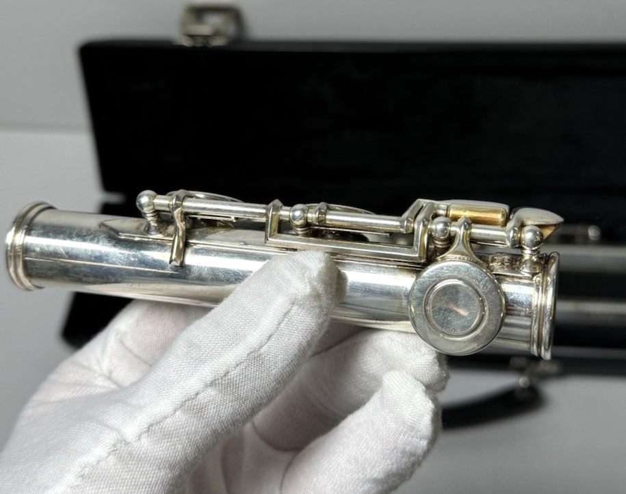 Gemeinhardt 12SP Student Flute Silver-Plated C Foot w/ Hard Case #5