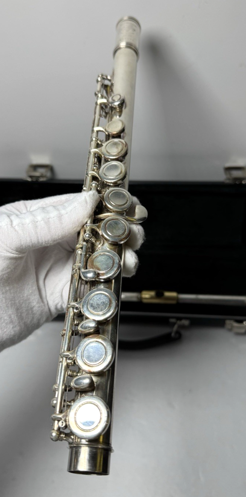 Gemeinhardt 12SP Student Flute Silver-Plated C Foot w/ Hard Case #10