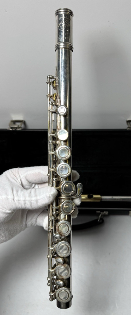 Gemeinhardt 12SP Student Flute Silver-Plated C Foot w/ Hard Case #11