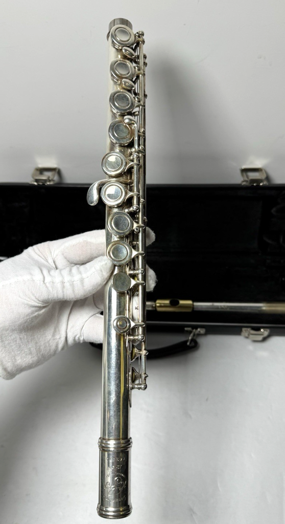 Gemeinhardt 12SP Student Flute Silver-Plated C Foot w/ Hard Case #15