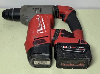 Milwaukee 2715-20 M18 18V 1-1/8" SDS Plus Rotary Hammer Drill w/batt-charger #4