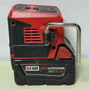 Milwaukee M18 175Watt Powered Compact Inverter 2846-20 w/Battery 5.0 Ah used