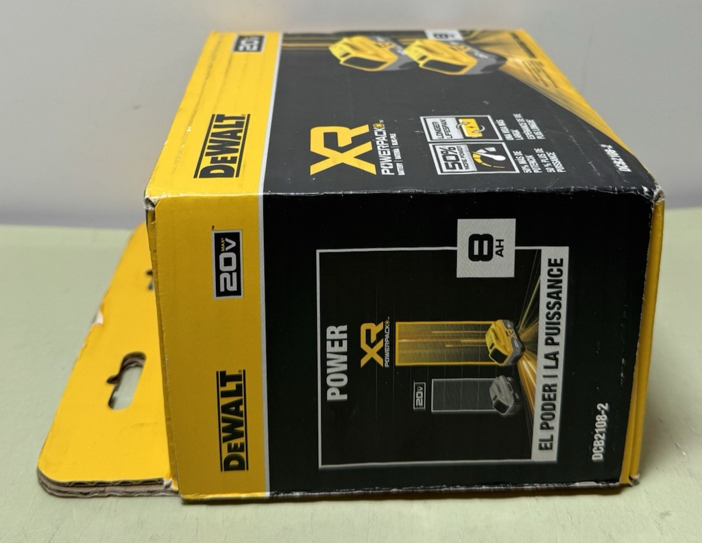 DeWALT DCB2108-2 20V MAX XR POWER-Pack Lithium-Ion 8.0Ah Battery (2-Pack) #4