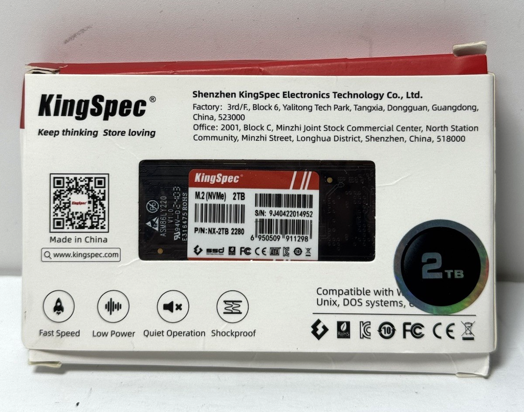KingSpec 2TB M.2 2280 NVMe SSD for PC & Laptop #1