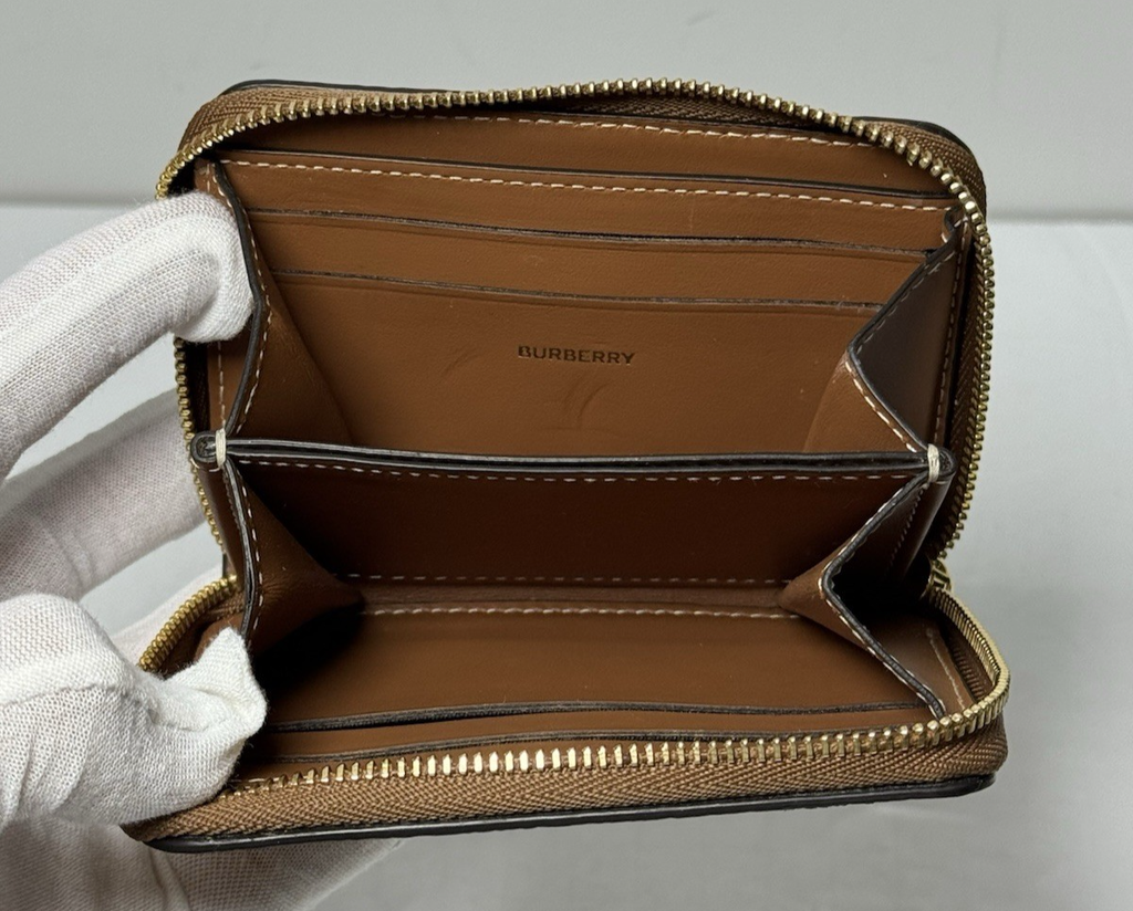 Burberry Small Check Zip Wallet #2