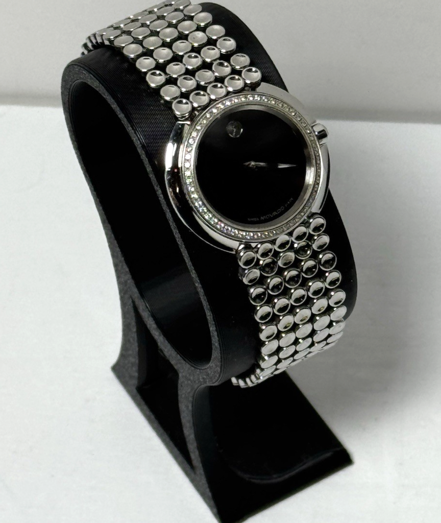 Movado Trembrili 28mm Diamond Stainless Steel Quartz Watch 84.A1.1810S #3