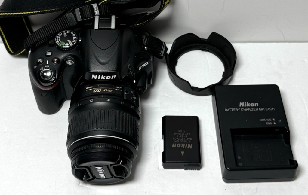 Nikon D5100 DSLR Camera with 18-55mm f/3.5-5.6 G II lens -19k Shutter count #11
