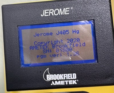 Brookfield Ametek (Arizona) JEROME  J405-0007 Rev-D Mercury Vapor Analyzer #6