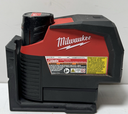 Milwaukee 3622-20 M12 Green Laser Cross Line & Plumb Points w/ 2.0 ah Battery used