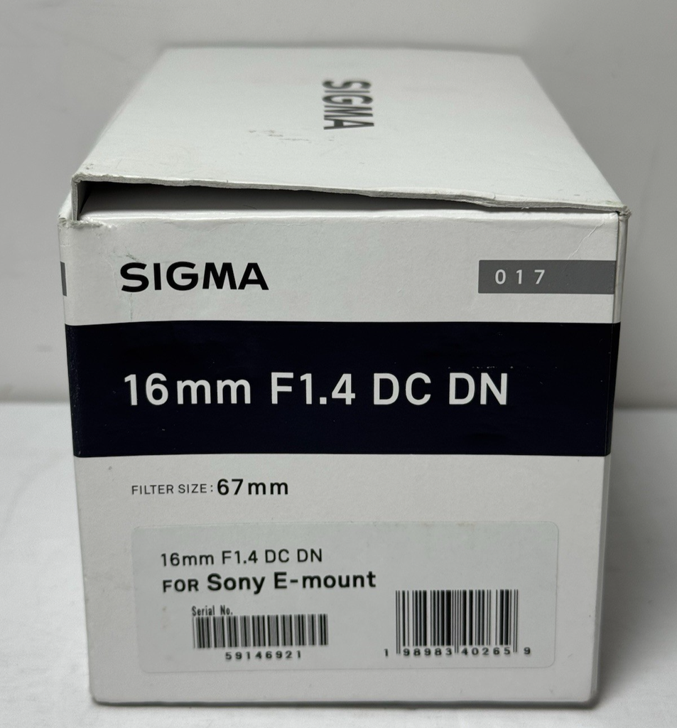 SIGMA 16mm F/1.4 DC DN Contemporary Sony Lens for E mount from JAPAN-Mint #1