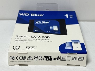 Western Digital WD 2.5" Blue SA510 1TB SSD WDBB8H0010BNC-WRSN-New Sealed #3