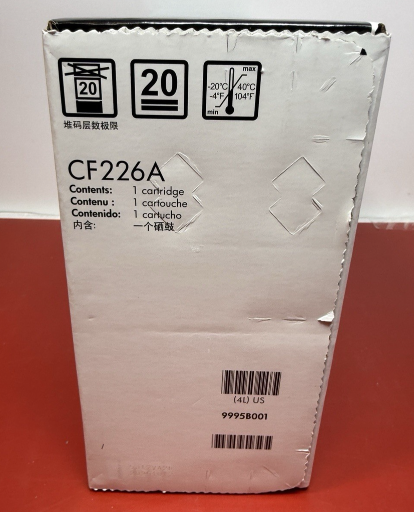 HP 26A Black Toner Cartridge OEM CF226A – New Sealed – Manufactured 10/25 #2