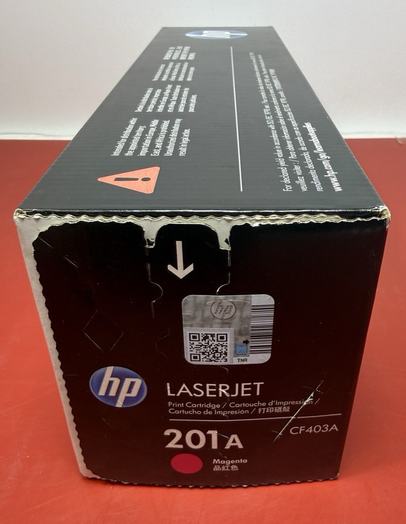 New Genuine HP 201A CF403A Magenta LaserJet Toner 9/25 Manufacture Date #1