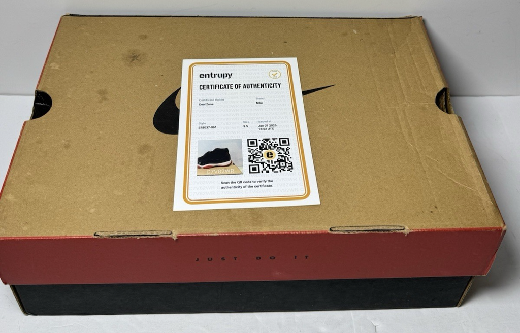 Nike Air Jordan 11 Retro High Bred US Men's Size 9.5 378037-061 OG XI Black #9