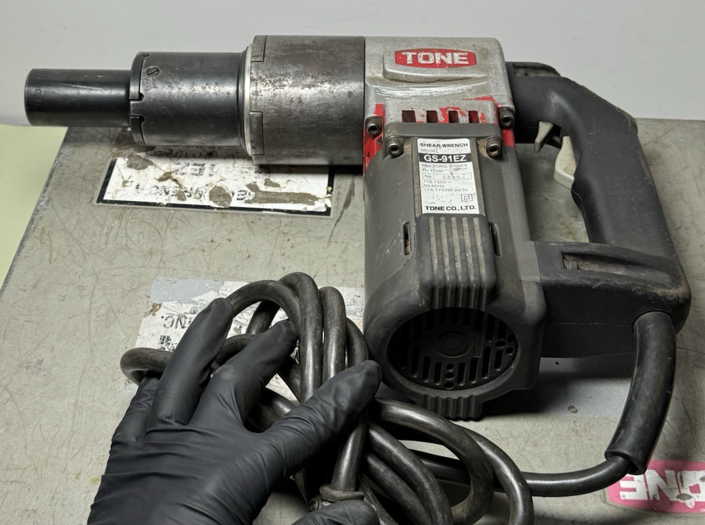 TONE GS-91EZ Electric Shear Wrench Kit w/ Case & Multiple Sockets – Japan #5