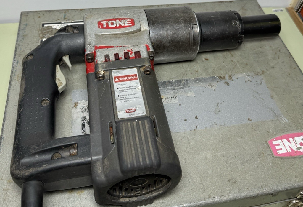 TONE GS-91EZ Electric Shear Wrench Kit w/ Case & Multiple Sockets – Japan #7