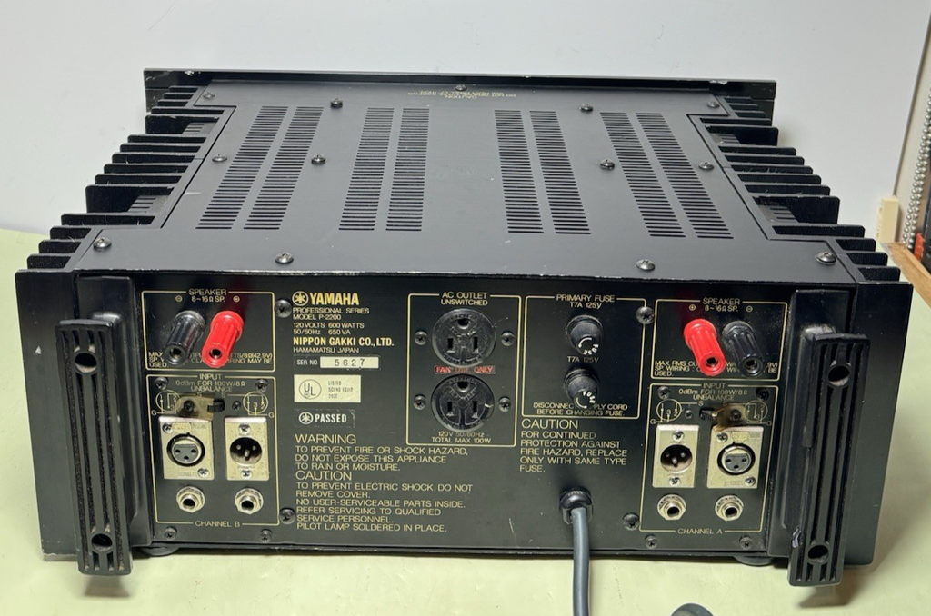 YAMAHA P-2200 POWER AMPLIFIER #3
