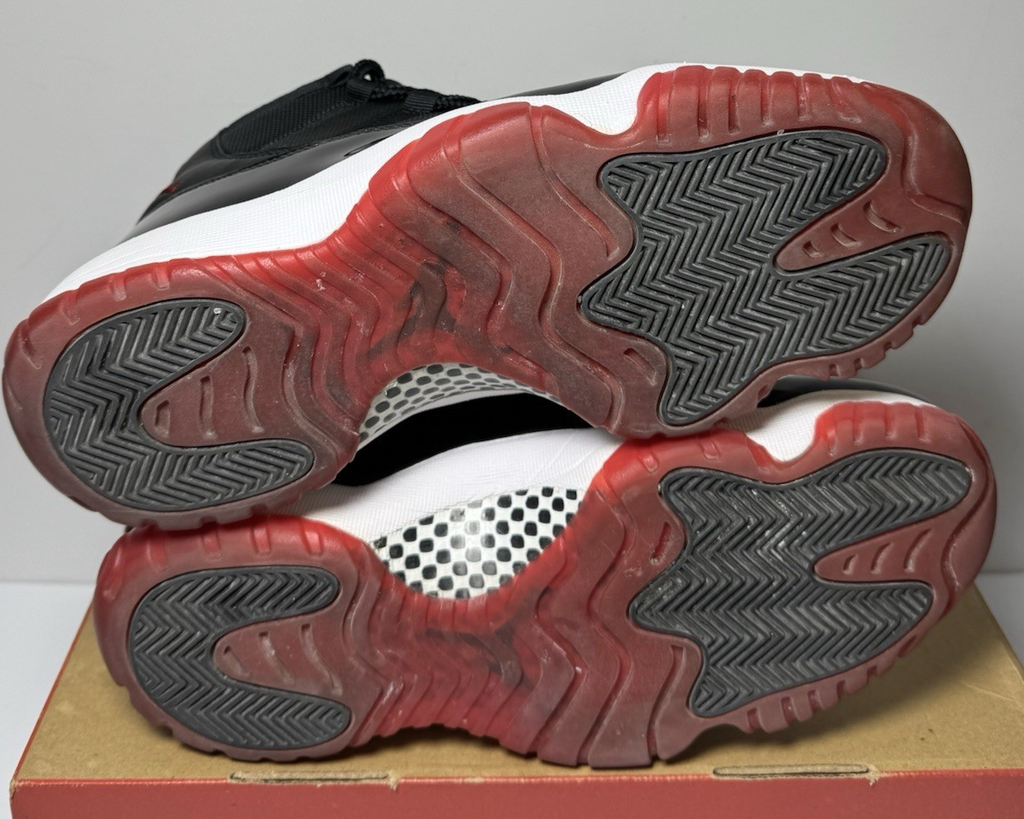 Nike Air Jordan 11 Retro High Bred US Men's Size 9.5 378037-061 OG XI Black #4