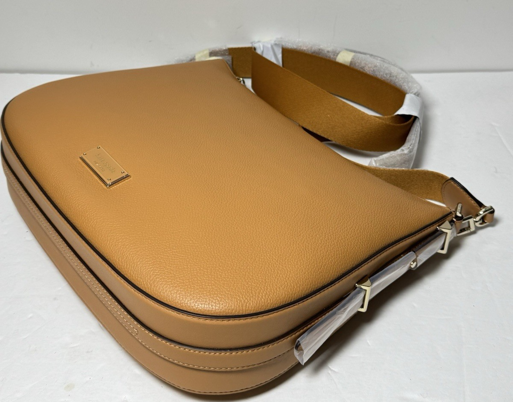 Kate Spade New York Liv Large Hobo Leather Shoulder Bag Biscotti KL677-Brand New #5