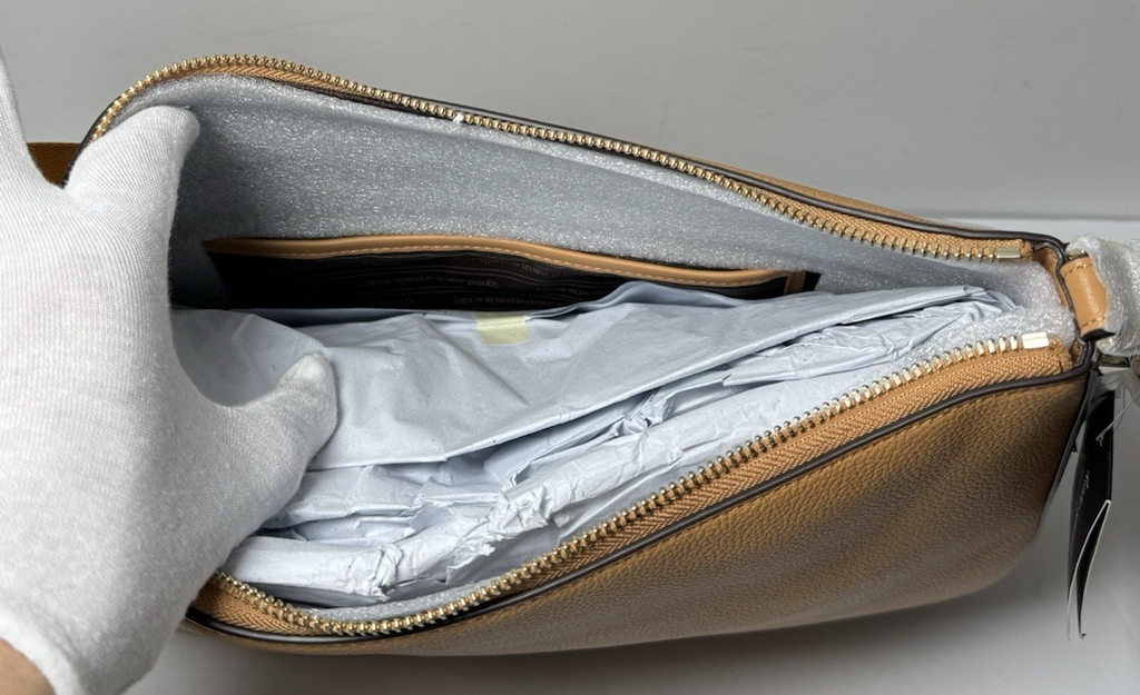 Kate Spade New York Liv Large Hobo Leather Shoulder Bag Biscotti KL677-Brand New #8