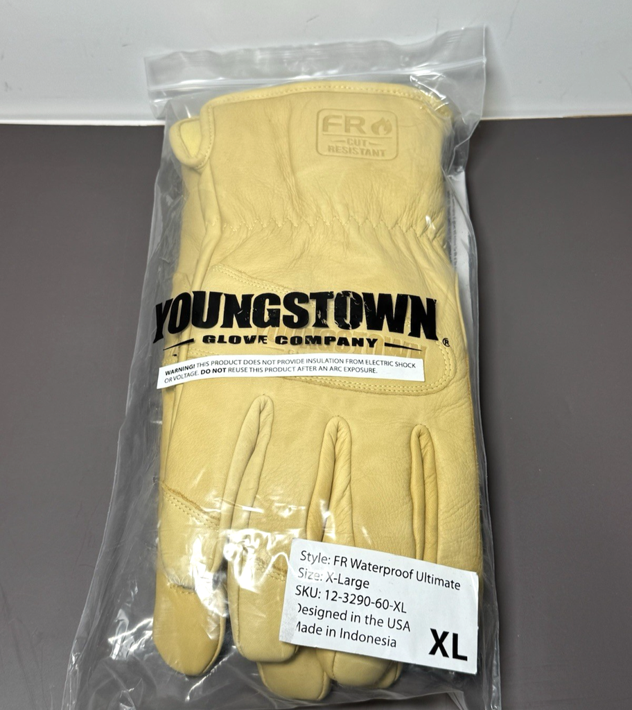 Youngstown Glove Co FR Ultimate WP Utility Glove, Light Tan, XL, 1 PR #1