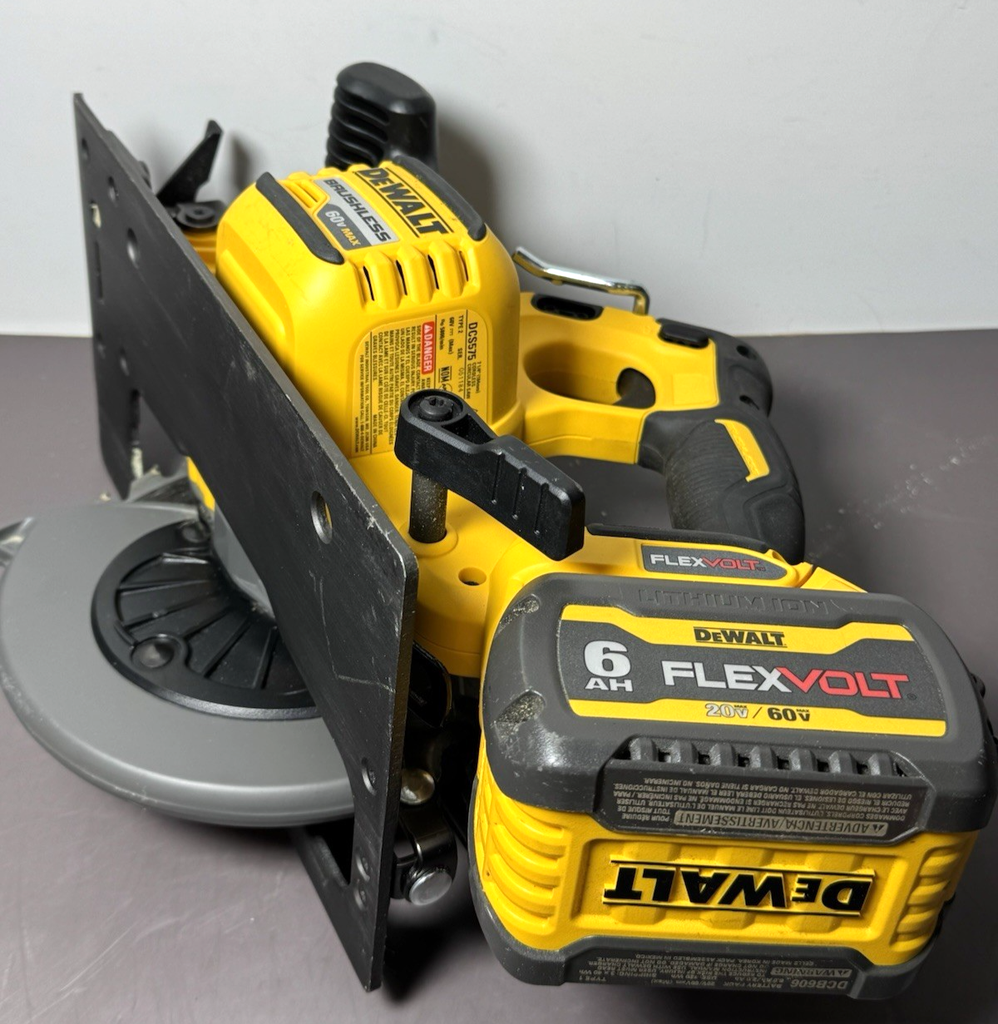 DeWalt FLEXVOLT 60V DCS575 Cordless 7-1/4 in. Circular Saw 6ah battery #2