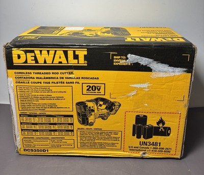 DEWALT DCS350D1 20V MCordless Threaded Rod Cutter w/ 20V  2.0Ah Batt&charger-New #2