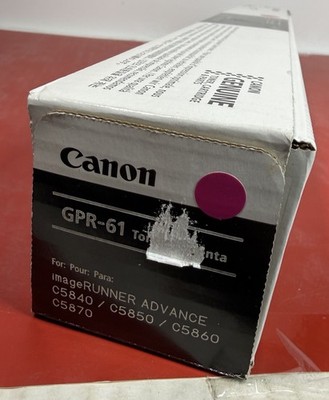 Genuine Canon 3765C003AA (GPR-61) Magenta High Yield Toner Cartridge  Sealed #3